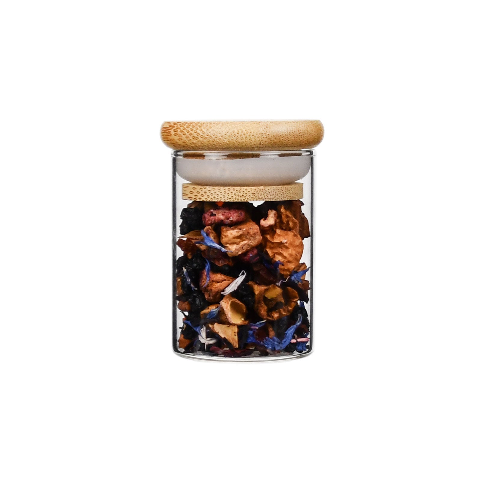 1oz Wood Lid Suction Glass Jars - 1 Gram - 20 Count