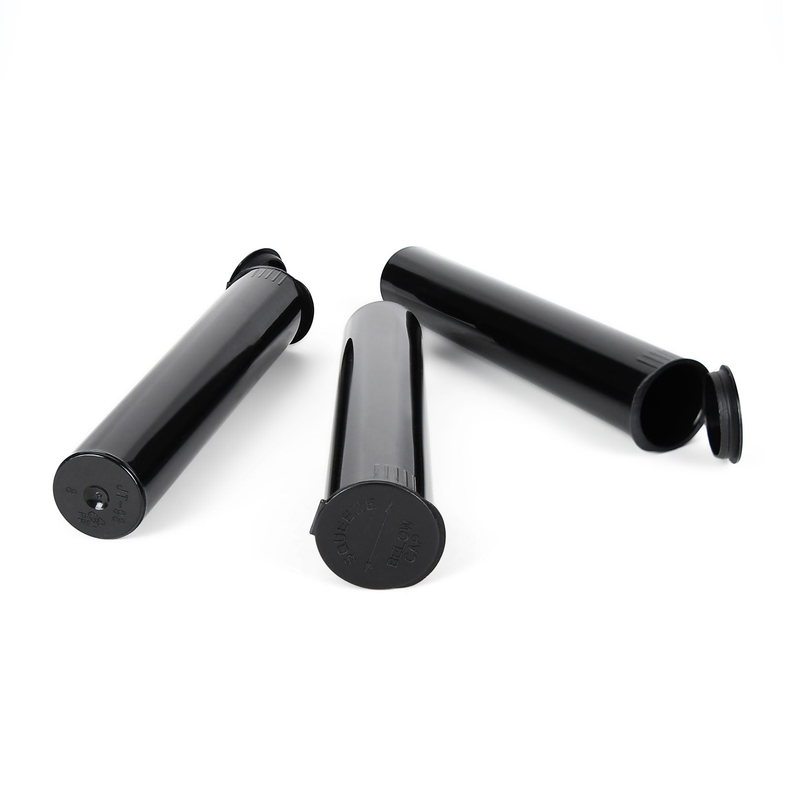 90mm Rx Squeeze Tubes Opaque Black - 1,000 Count
