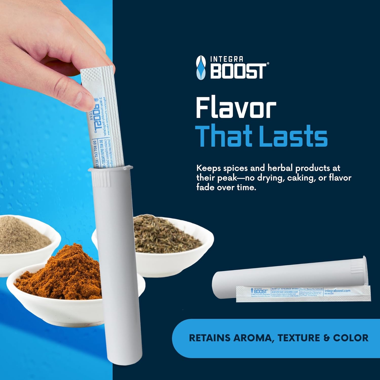 62% Integra Boost Humidity Control Sticks - 110mm Size - 1,200 Count