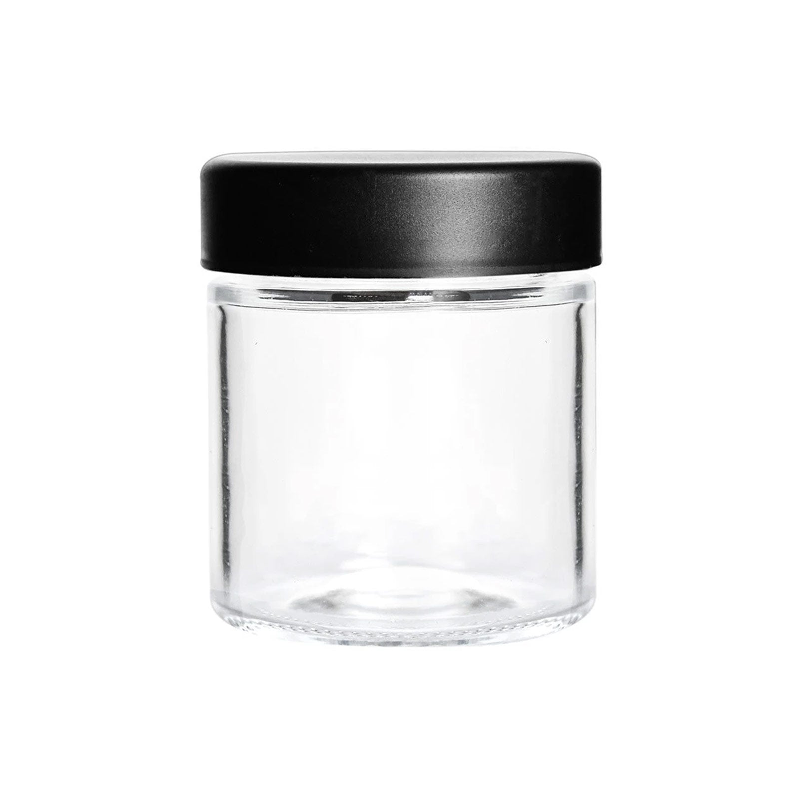 3oz Child Resistant Glass Jars With Black Caps - 5 Grams - 20 Count