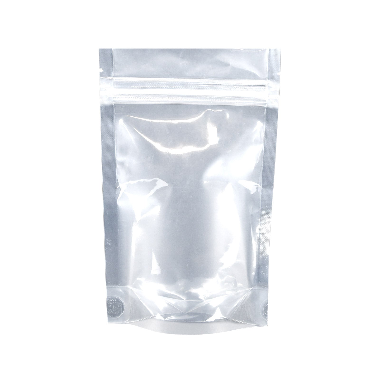 Mylar Bag Tear Notch Clear White 1/2oz - 100 Count