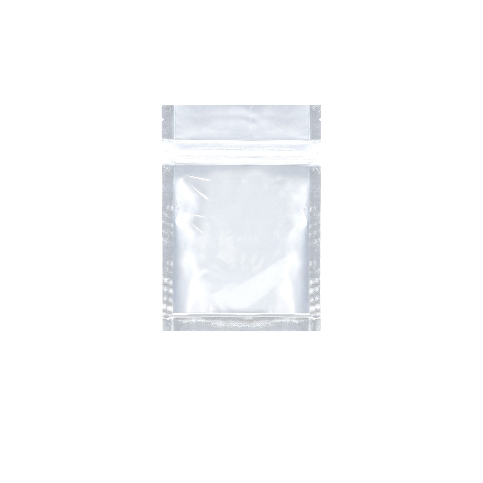 Mylar Bag Tear Notch Clear White 1g - 100 Count