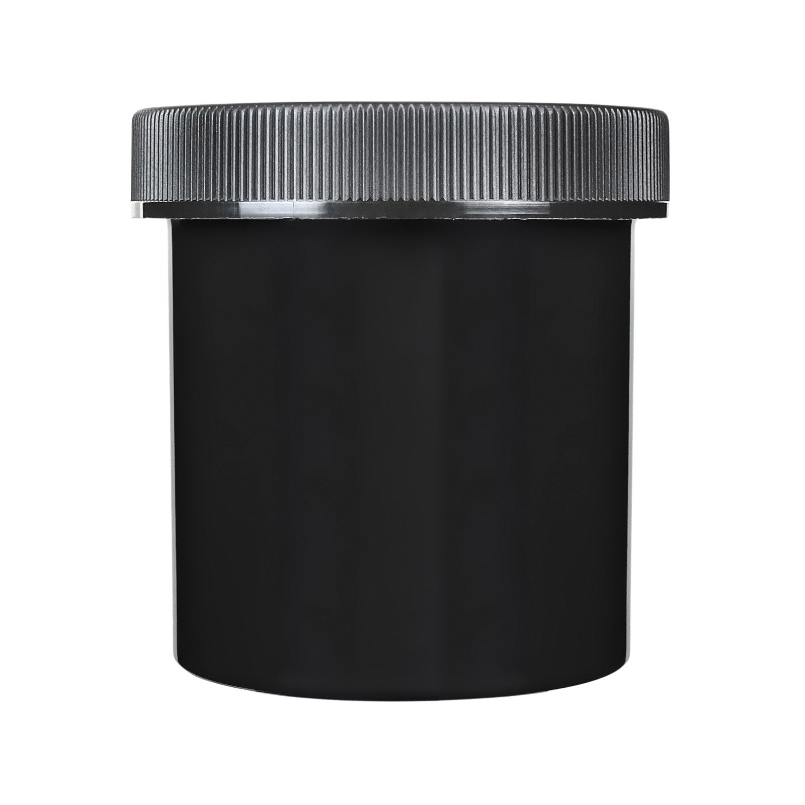 16oz Child Resistant Plastic Jar Black - 28 Grams - 1 Count