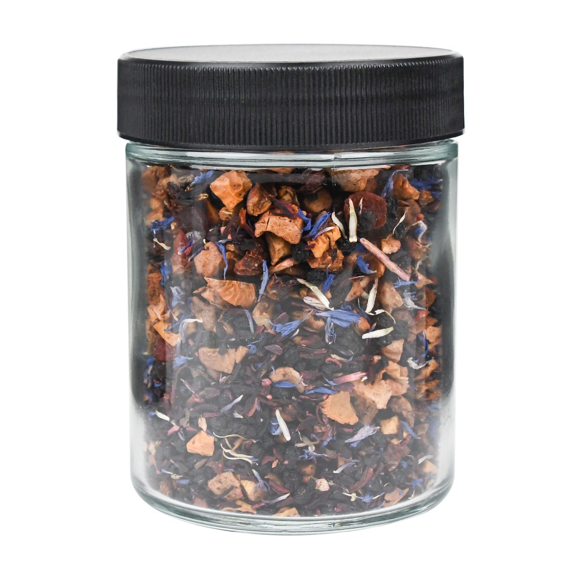 18oz Glass Jars With Black Caps - 28 Grams - 1 Count