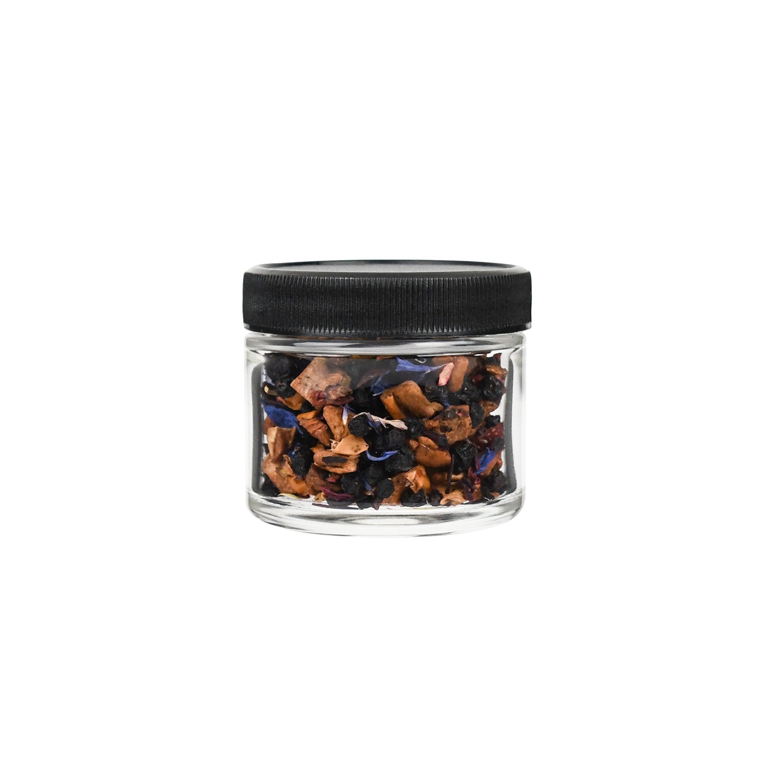 2oz Glass Jars With Black Caps - 3.5 Grams - 1 Count