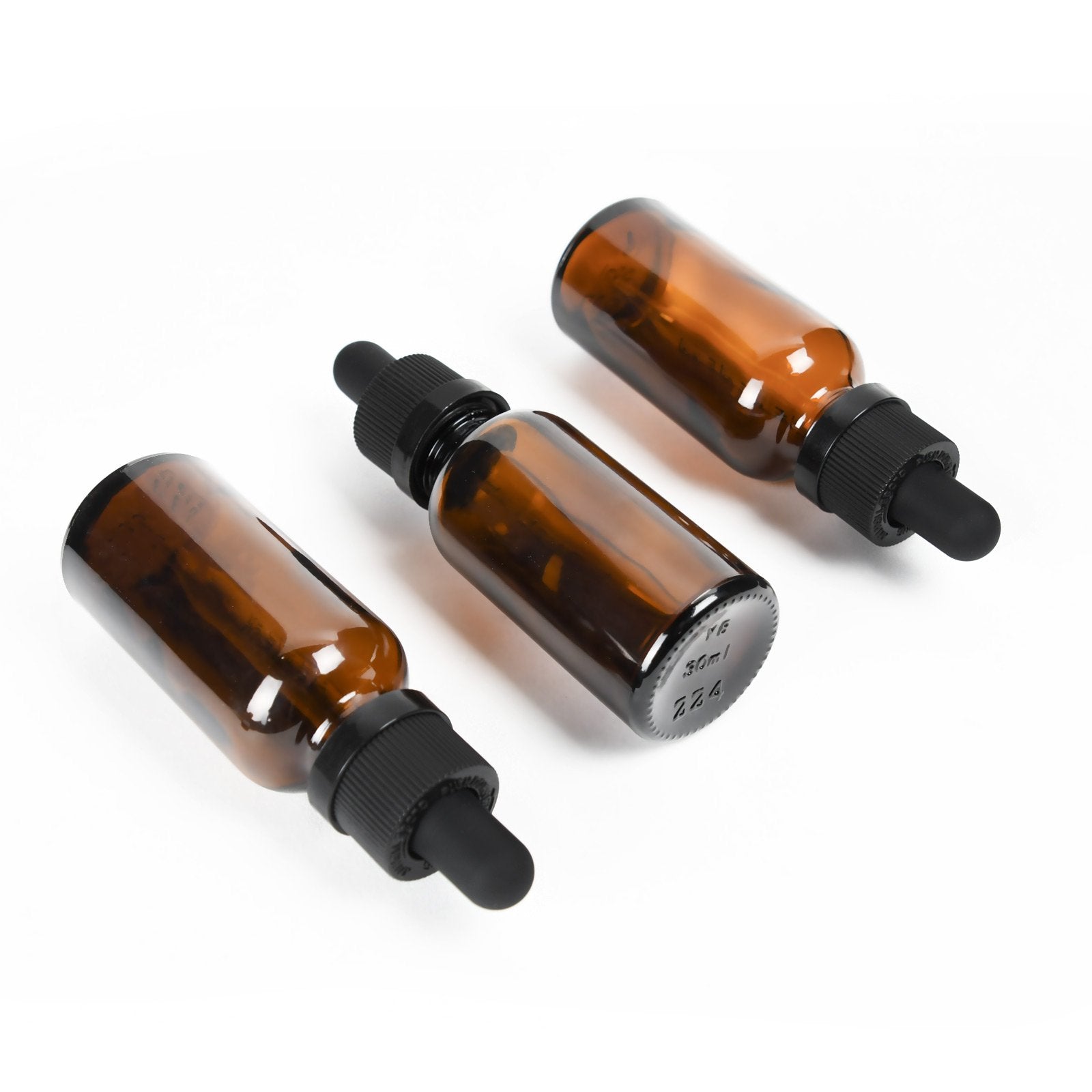30ml Glass Tincture Dropper Bottles - Amber - 1 Count