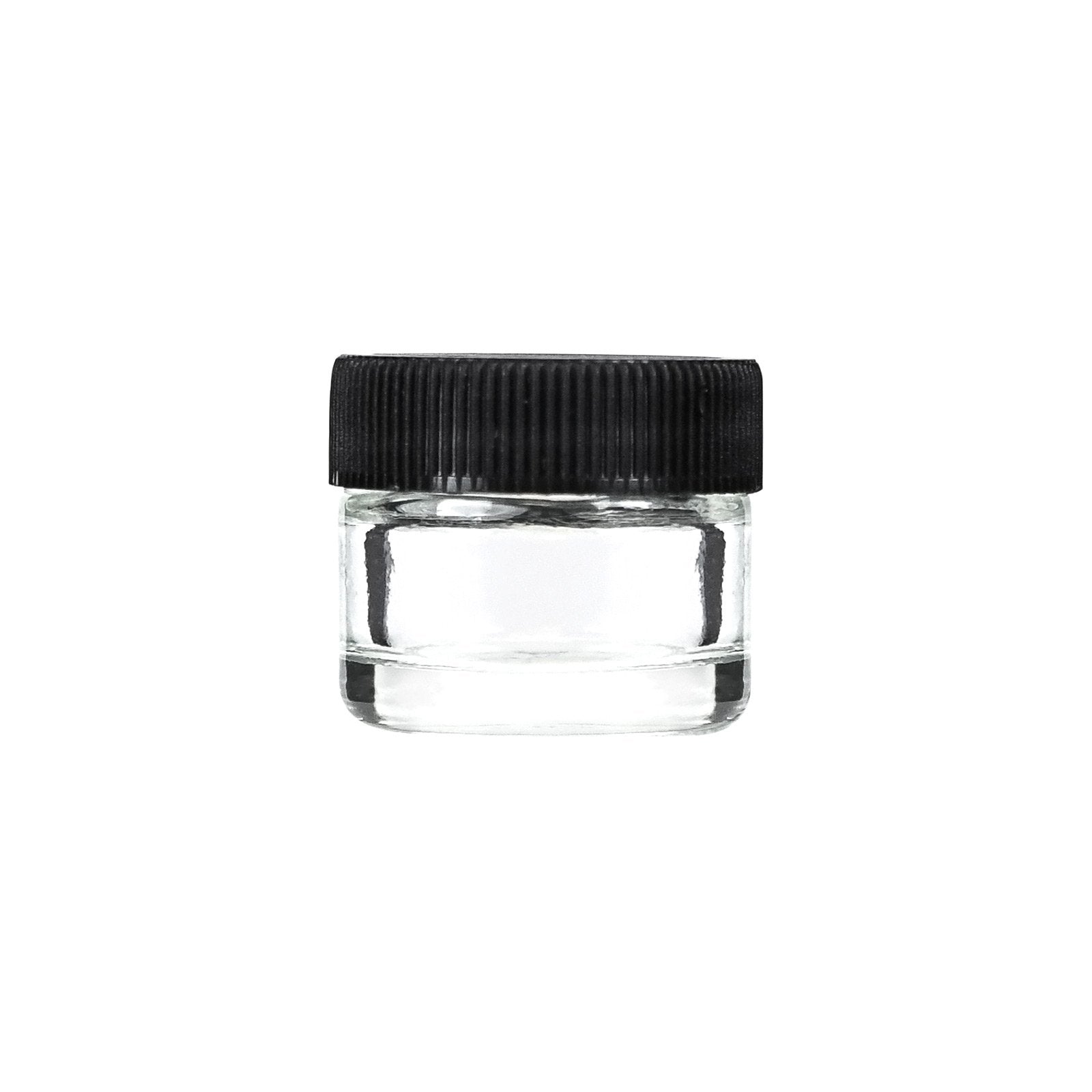 5ml Glass Screw Top Concentrate Container Black Cap - 1 Gram - 1 Count