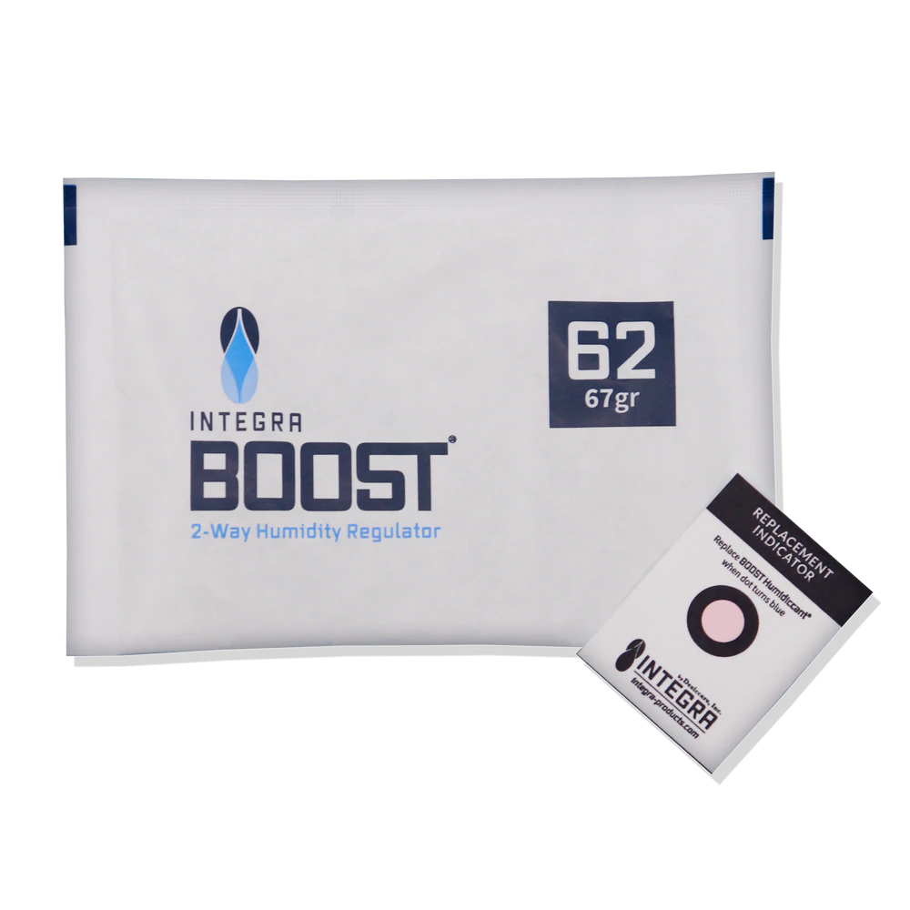 62% Integra Boost Humidity Control Packs - 67 Gram Size - 100 Count