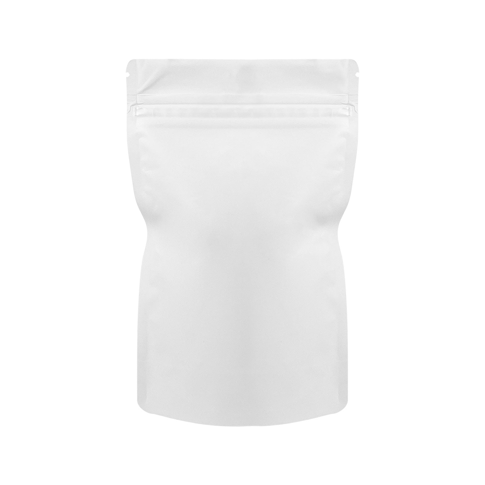 1/2 Ounce Child Resistant Bags All White 5"x8.15"+2.36" - 100 Count