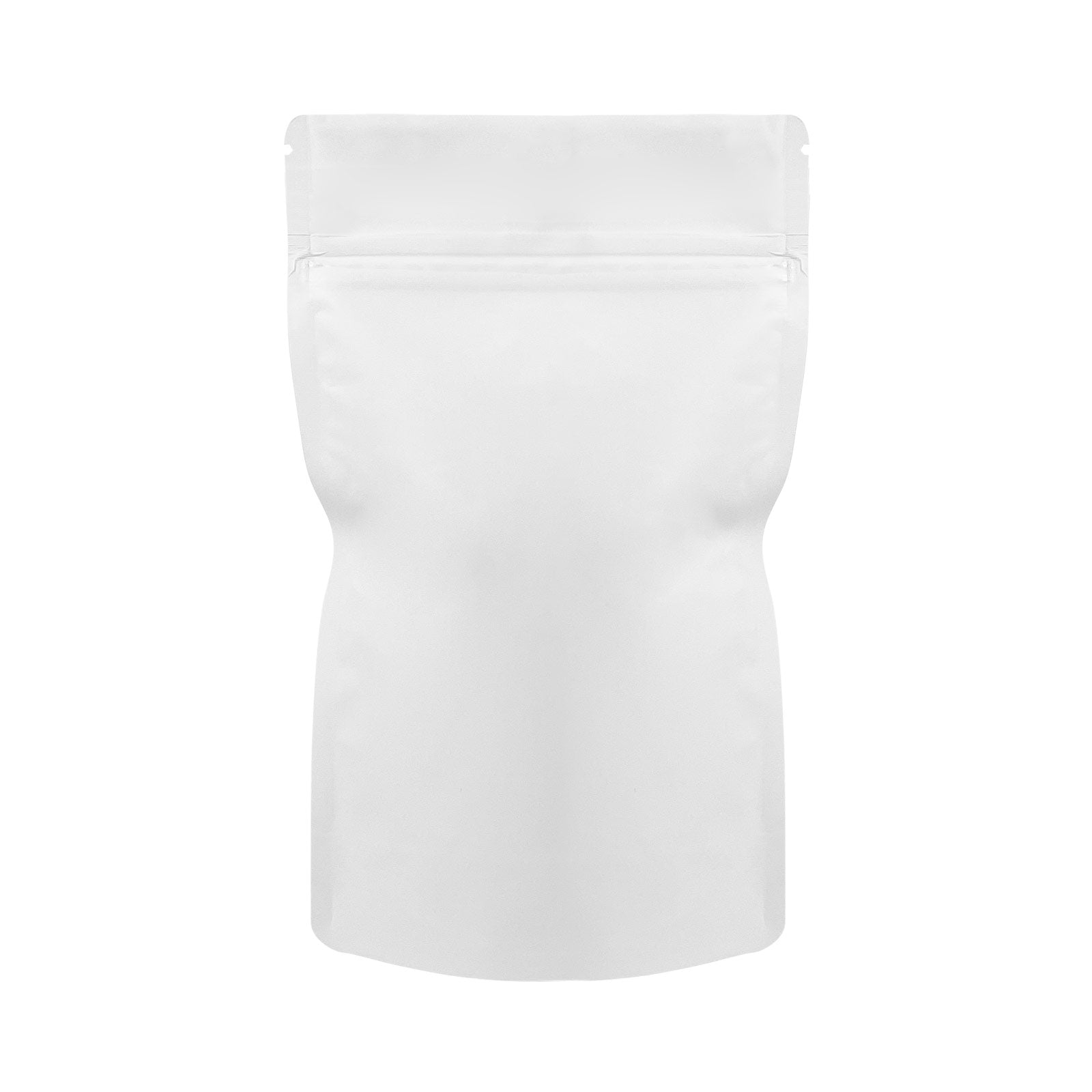 1/4 Ounce Child Resistant Bags All White 4"x6.5"+2" - 100 Count