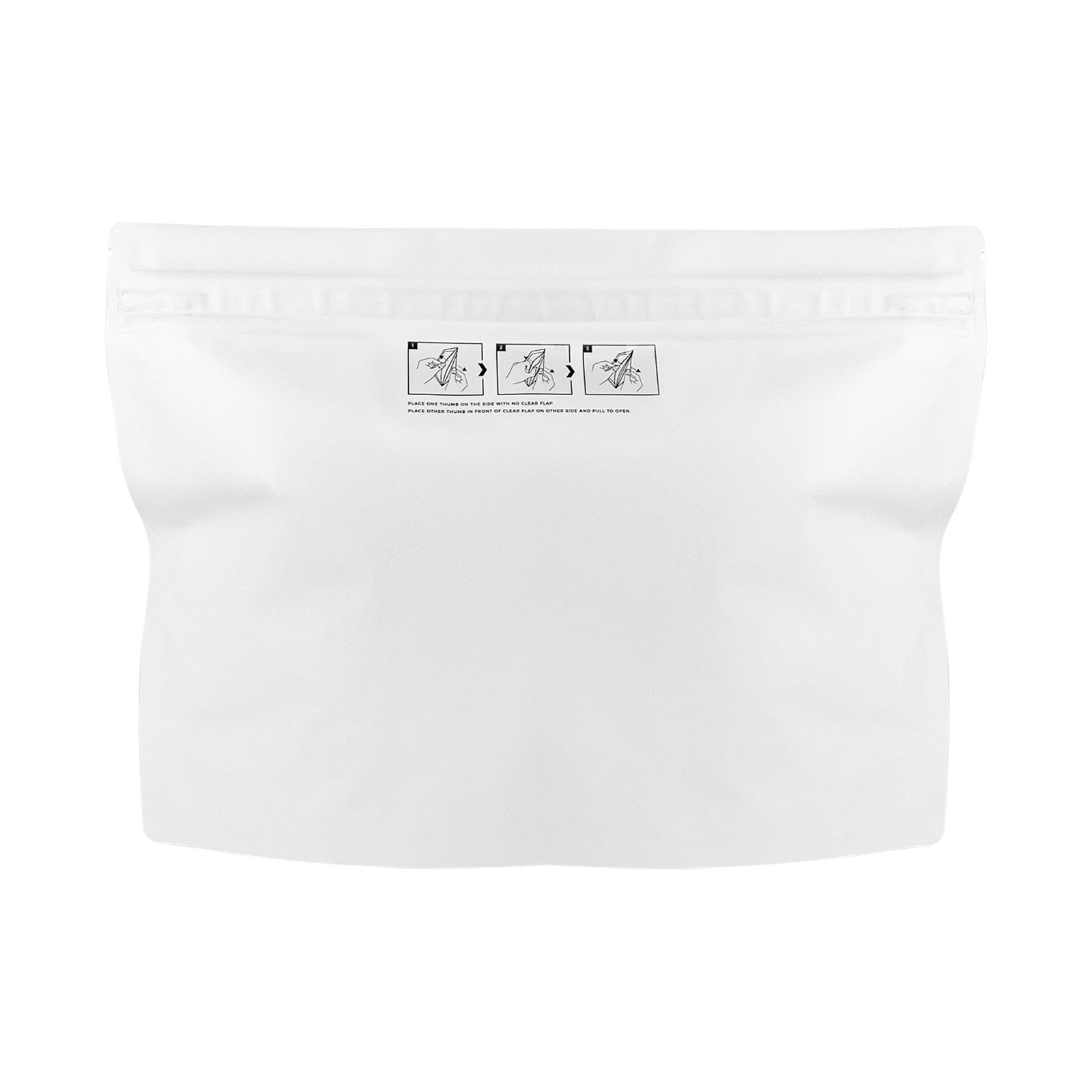 12"x9" Large Child Resistant Exit Bags All White - 500 Count