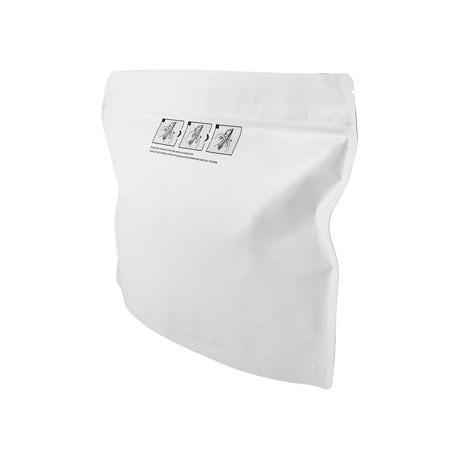 12"x9" Large Child Resistant Exit Bags All White - 50 Count