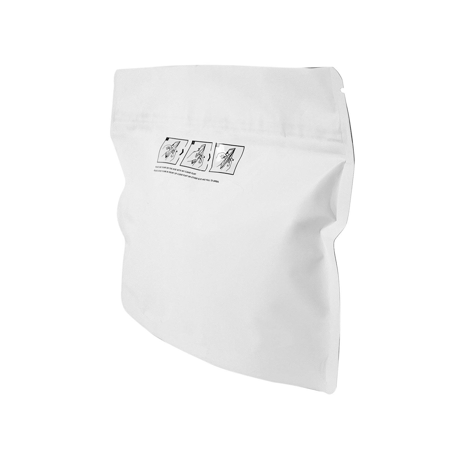 8"x6" Medium Child Resistant Exit Bags All White - 1,000 Count
