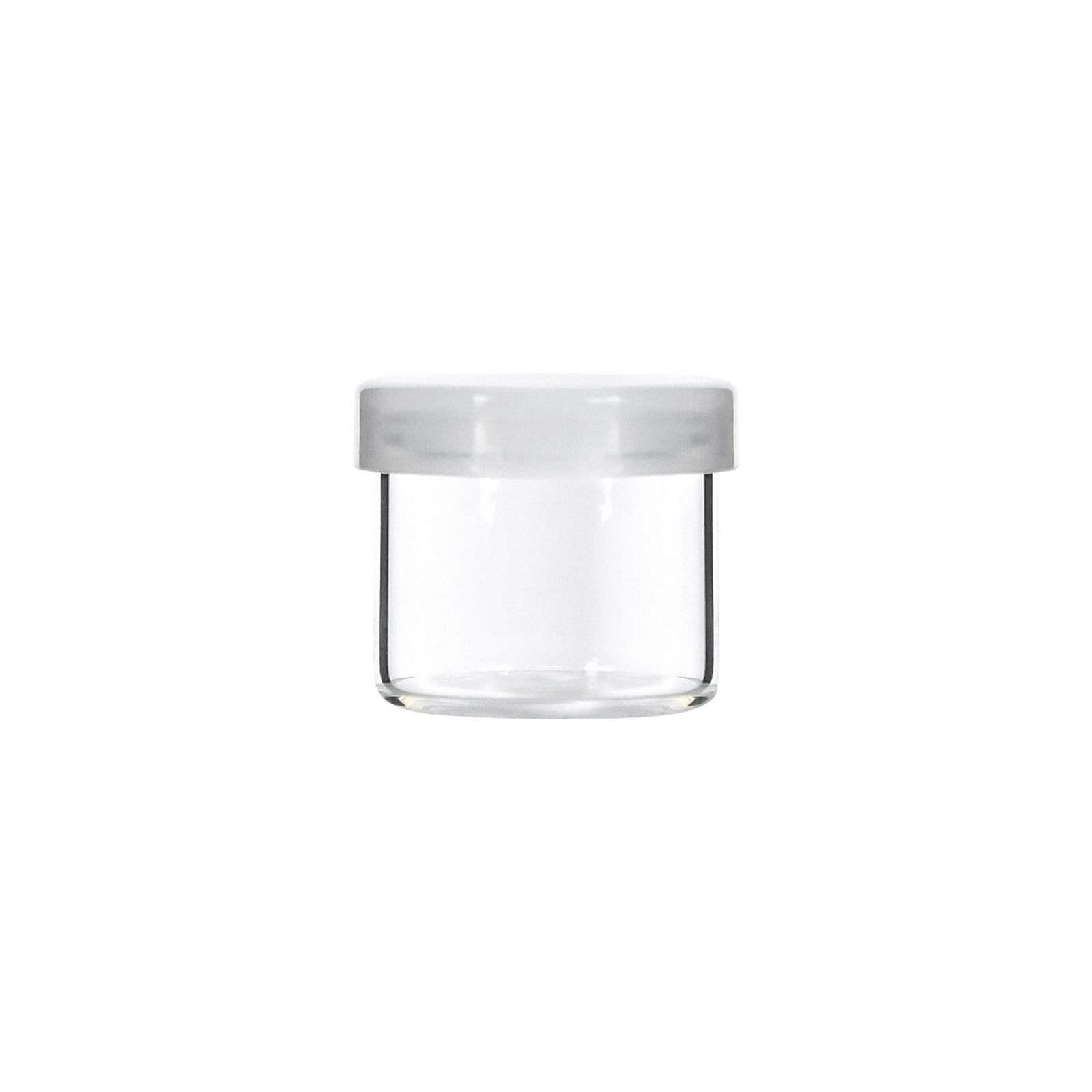 6ml Glass Wide Neck Concentrate Container With Silicone Cap - 1 Gram - 144 Count